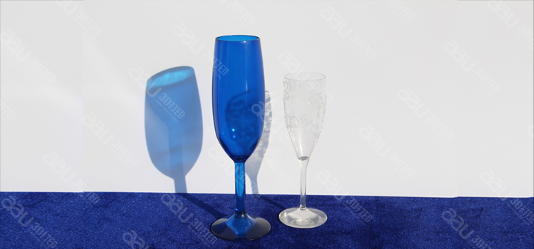 3D打印透明高腳杯
