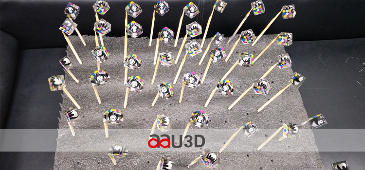 3D一體打印熊貓掛件