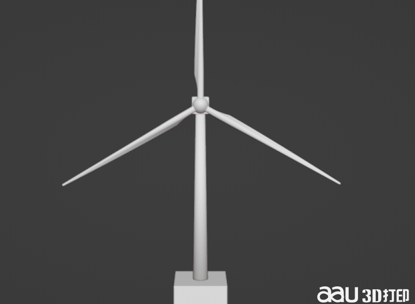 風力發電機stl模型