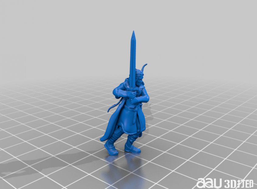 指環(huán)王AragornSTL模型