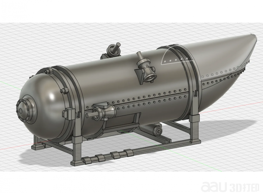 泰坦潛水器stl模型